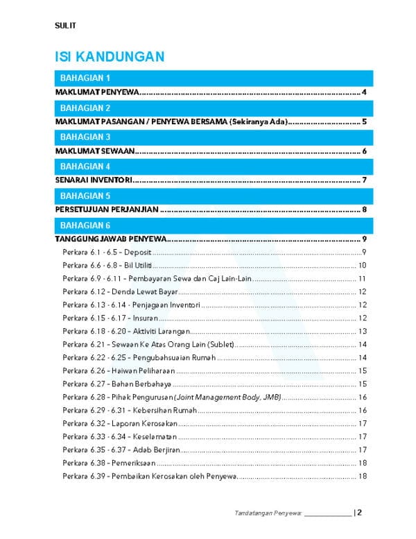 Surat Perjanjian Sewa Rumah 2023 - Image 4